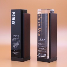 [0087] 사각 크리스탈 우드 상패
